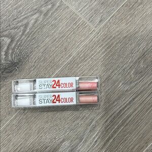2X Maybelline SuperStay 24 Color longwear lipstick #110  so preal pink